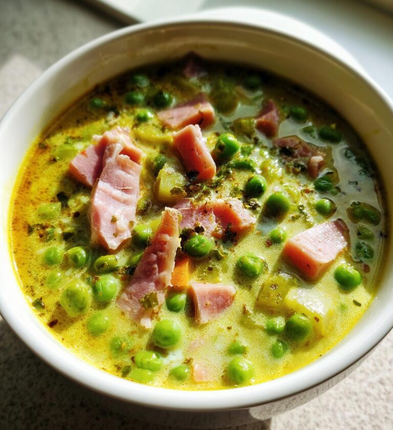 slow cooker pea and ham soup recipe